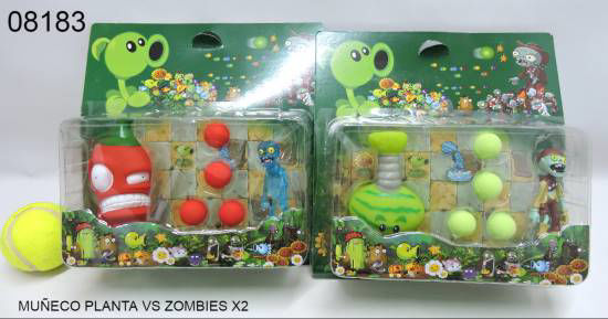 Imagen de MUÑECO PLANTA VS ZOMBIES X2 1.25